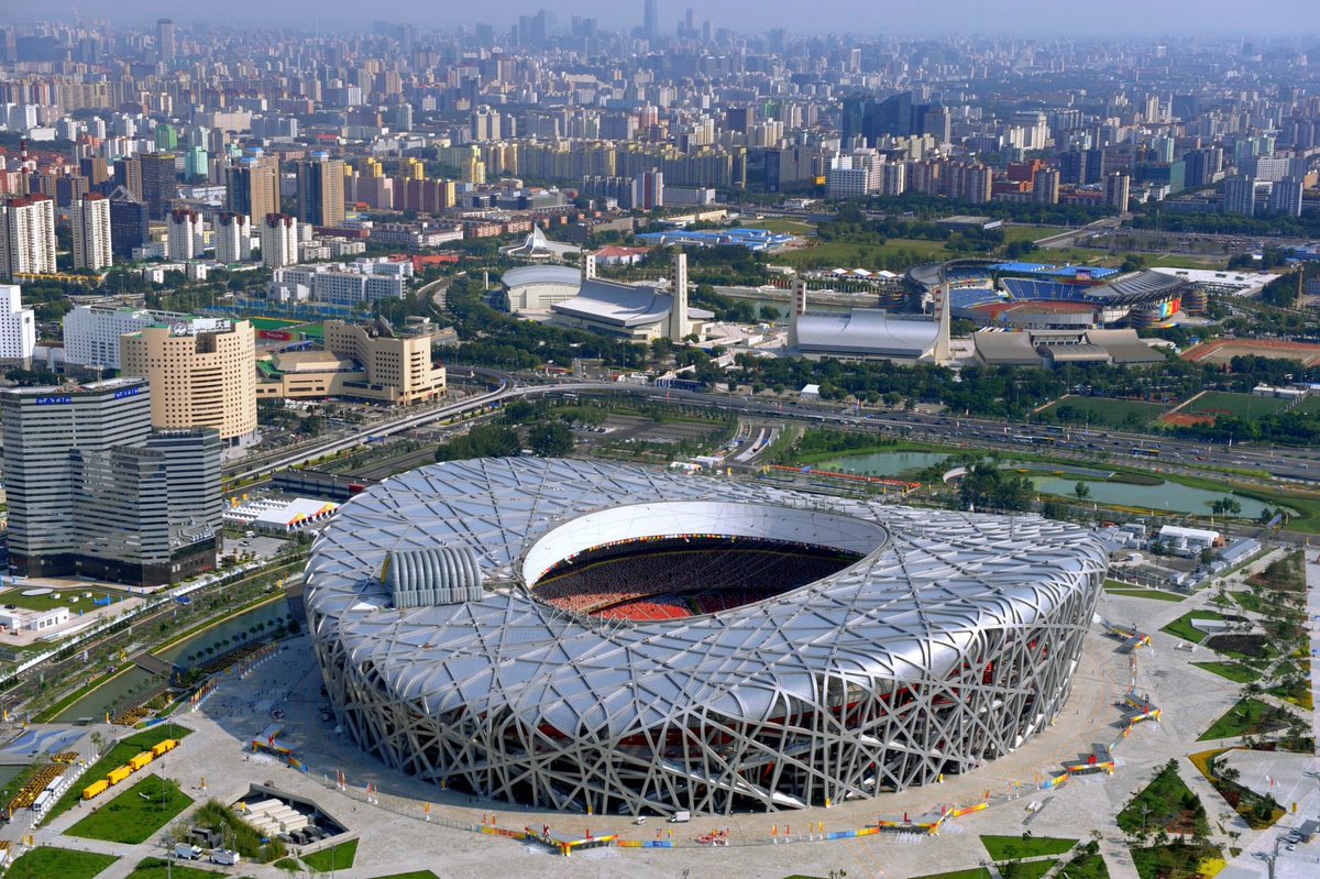 fa_s9111's tweet photo. @stadiumscorner هي الشركة التي ساهمت  في أعمال الديكور والواجهات الخارجية الهجينة لملعب "عش الطائر" الشهير في الصين والذي استضاف الألعاب الاولمبية الصيفية عام 2008 والألعاب الاولمبية الشتوية 2022 https://t.co/X1Kw76eqtG