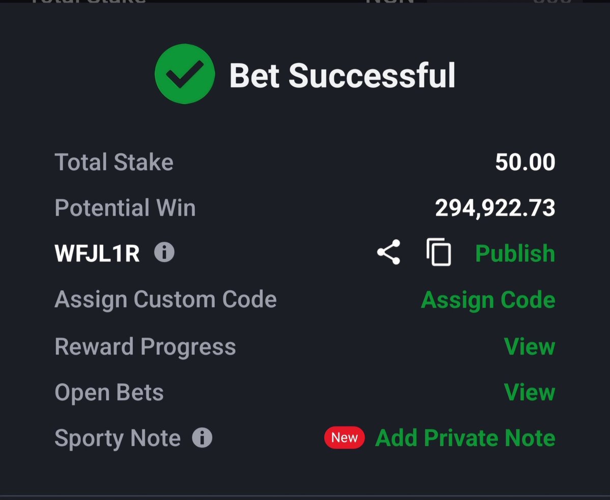 cooluxtips's tweet photo. Who's ready make we chop today's game together

SportyBet Code - WFJL1R ✅️

Stake Responsibly https://t.co/3W4GSabCOt