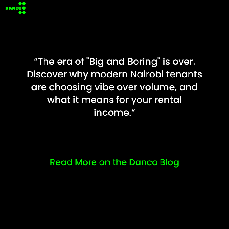 Dancoppt's tweet photo. Big apartments are out. Young Nairobi professionals are rejecting massive 3-bedrooms for highly stylized, 'Instagrammable' studios. We call it the "Aesthetic Tax." Discover what modern tenants demand in 2026 and how landlords can maximize rental yield.

 🔗https://t.co/jcq8KxJAJT https://t.co/nRHJMpkdyI