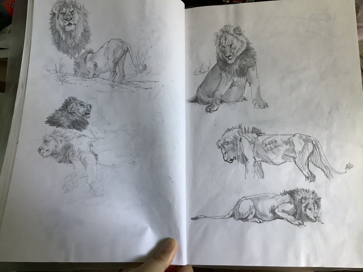 Brokenwingyiluo's tweet photo. I made myself a practice book by stapling a stack of A4 paper together. Compared to a beautifully bound dedicated sketchbook, drawing in this book reduces my expectations and pressure for a perfect picture, because it's just a doodle book～ https://t.co/amzM1pQkKo