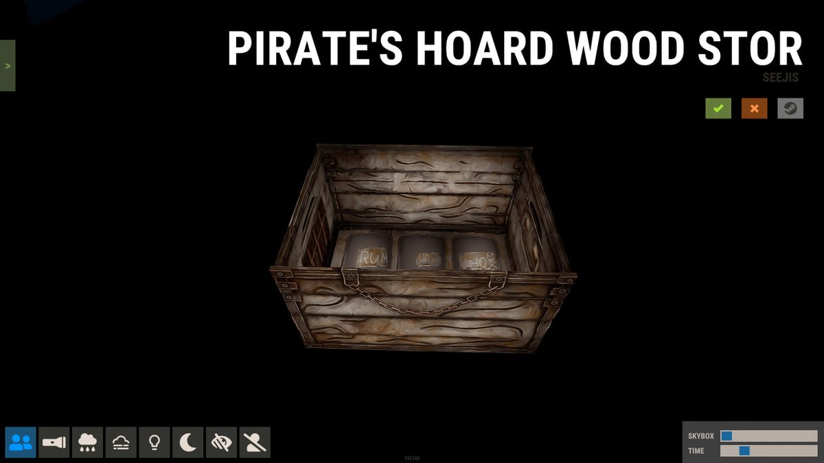 SeeJisWorkshop's tweet photo. Pirate's hoard Wood Storage box @playrust

Hope you like it, if not anyway you'r the best! link - https://t.co/q6Co8x7pcR

@FcpnchStds @Helkus @gerrmanman @HedgesnVideos @playrust
#SteamWorkshop #Rust #Skins #3D #Art https://t.co/vBJM95y5mX