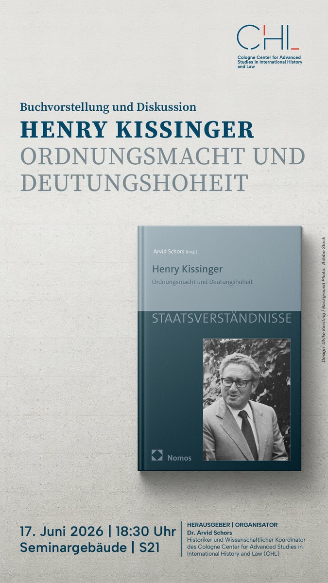 ArvidSchors's tweet photo. Es ist mir eine große Freude, am 17.6. meinen Band zu Kissinger mit geschätzten Kolleg:innen öffentlich zu diskutieren. Gäste herzlich willkommen! https://t.co/j5KZ8d4l3s
@coraschmidtott @MartGuenzel @NomosVerlag @AKHF_V @stahlkur @PortalLISA @arakeys @SHAFRhistorians https://t.co/ywbq22wEHN