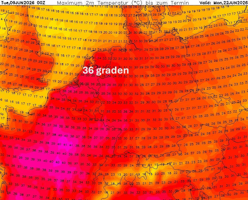Weerprimeur's tweet photo. Wat kunnen we verwachten qua zomerweer.

1) Prachtig zomers aandoend weekend
2) Flink drogere trend
3) Hitteperikelen derde decade juni

Beluistert de analyse via de weerprimeurlijn na 10.30 u. https://t.co/r1MZOygFGN