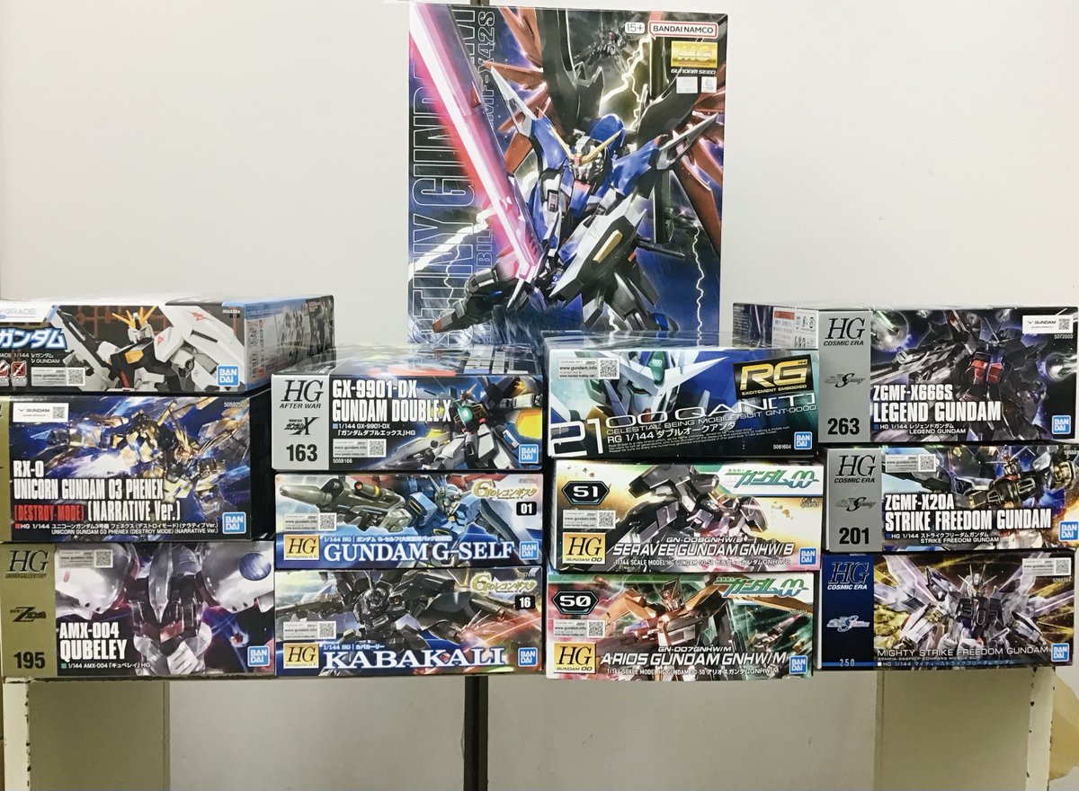 好評発売中🤖／ 本日プラモデルの再入荷がありました‼️ MG