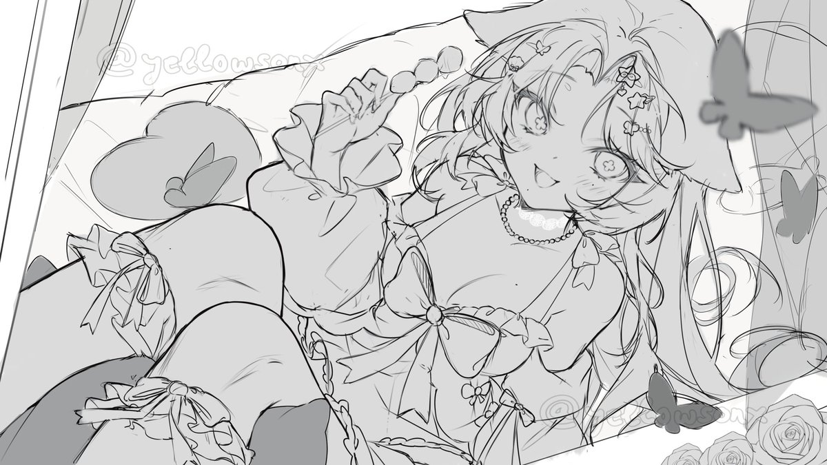 Yellowsonx's tweet photo. Comm WIP~ 💫  #illustration #digitalartㅤㅤㅤㅤ https://t.co/libmN65ciu