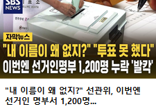 gyeon_baeg's tweet photo. "내 이름이 왜 없지?" 선관위, 이번엔 선거인 명부서 1,200명 통째로 '누락'.."투표 못 하고 돌아갔다"

양파인가 ㅋㅋㅋ 까도 까도 계속 나오네

https://t.co/piP9lEcYVZ https://t.co/dZHpiJRkFH