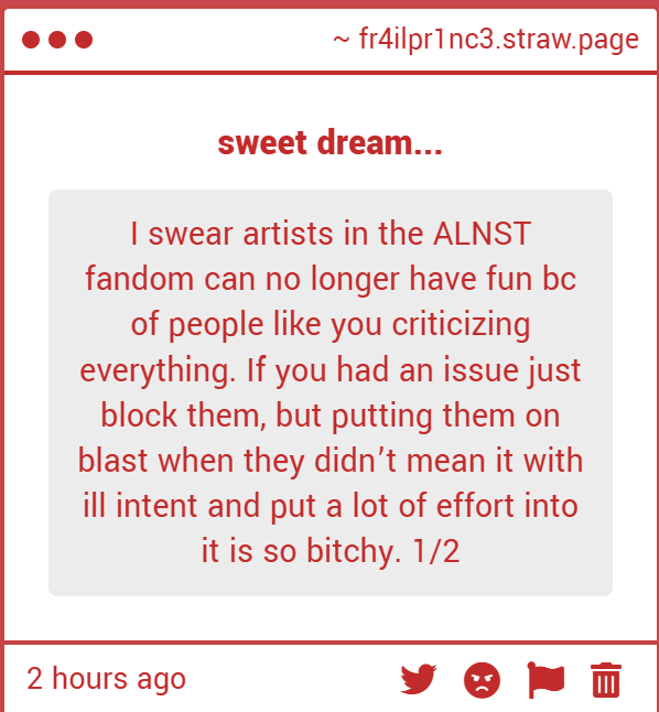 lukanatic's tweet photo. 1. don't call me a bitch that's incredibly disrespectful 
2. it's not just having fun if it was something incredibly tone deaf. it's not wrong to say something if you notice that it's not okay. it's not just "having fun" https://t.co/tVxDJ4cCtG