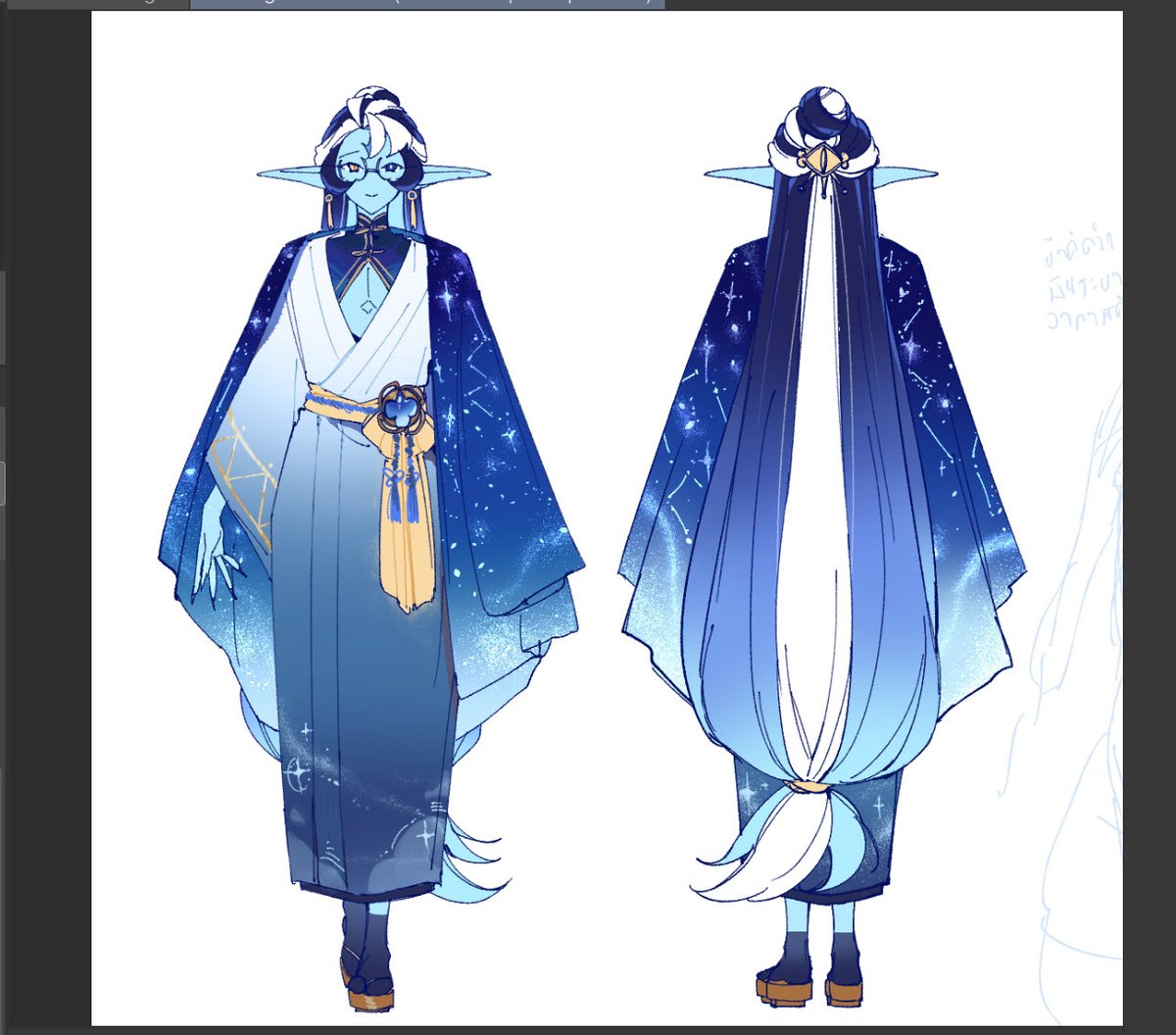 Oyki0000013's tweet photo. Color design for Divine knowledge
//God AU https://t.co/uHLKHAVsw6