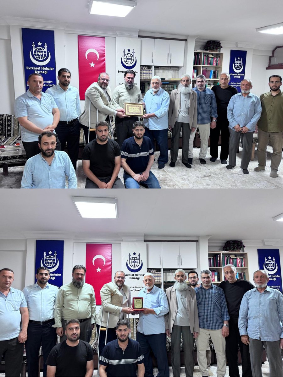 EhadElazig's tweet photo. Evrensel Hafızlar Derneği (EHAD) Elazığ Şubesi'nde devir teslim töreni yapıldı:
🔹 Şube Başkanlığı görevini Hafız Zülfü Üçer, Hafız Mahmut Seyfullah Yıldırım’a devretti.
🔹 Hafız Zülfü Üçer, Bölge Başkanlığı görevini Hafız Abdurrahman Gül’den devraldı. https://t.co/sBzaGTcWUA