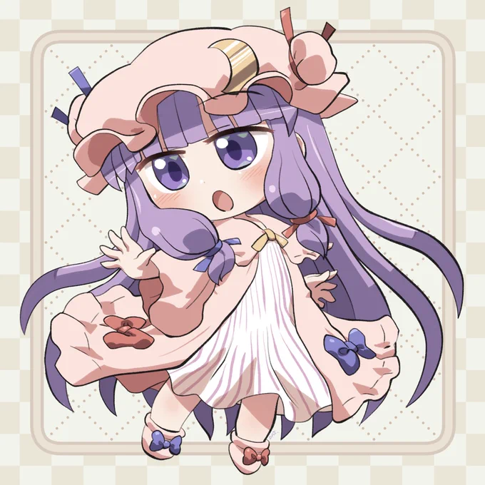 おは東方 パチュリーさん #6月9日はパチュリーの日