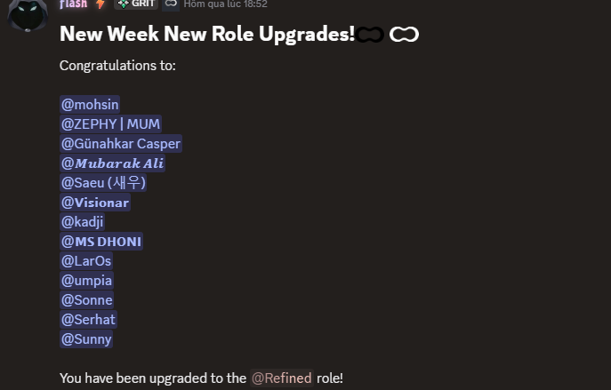 luongdo449466's tweet photo. 🥳 Congratulations to everyone who leveled up and earned new roles this week!
You all set the pace. As for me, I'll do my best to catch up next time. 😆
Still building. Still learning. Still making mistakes and growing along the way.
The journey continues with @get_optimum 🚀 https://t.co/23ln5xYLRJ