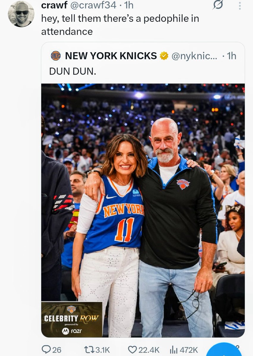 CapoDeiCapi718's tweet photo. @El_Jefe_TheBoss @nyknicks https://t.co/7eLHR7ljJt