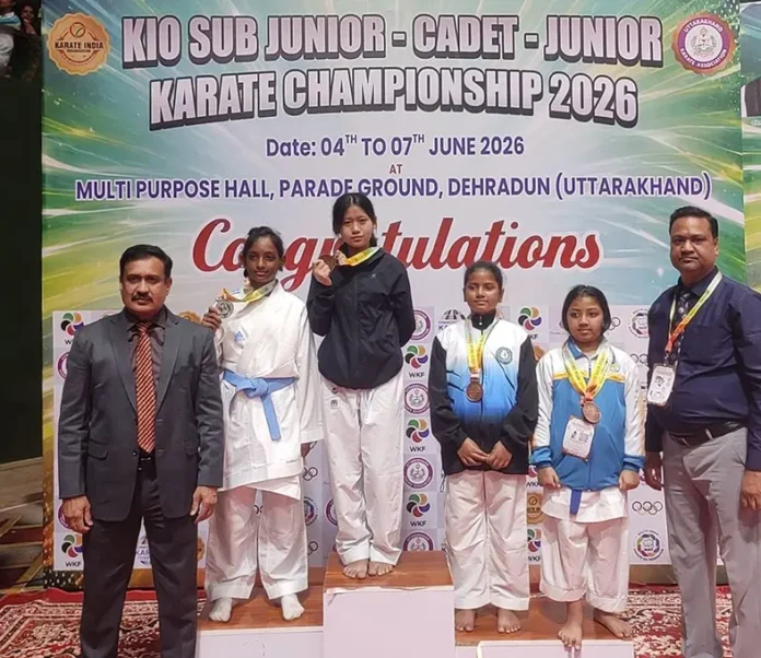 AP_Diaries's tweet photo. #ArunachalPradesh Karate shines! APAKA players bag 17 medals – 8 Gold, 7 Silver, 2 Bronze – at 5th KIO Sub-Junior, Cadet &amp; Junior Championship in Uttarakhand (4‑7 June)!
#KarateChampions #APAKA #YouthPower #ArunachalPride #MartialArts https://t.co/EGztVhAcpN