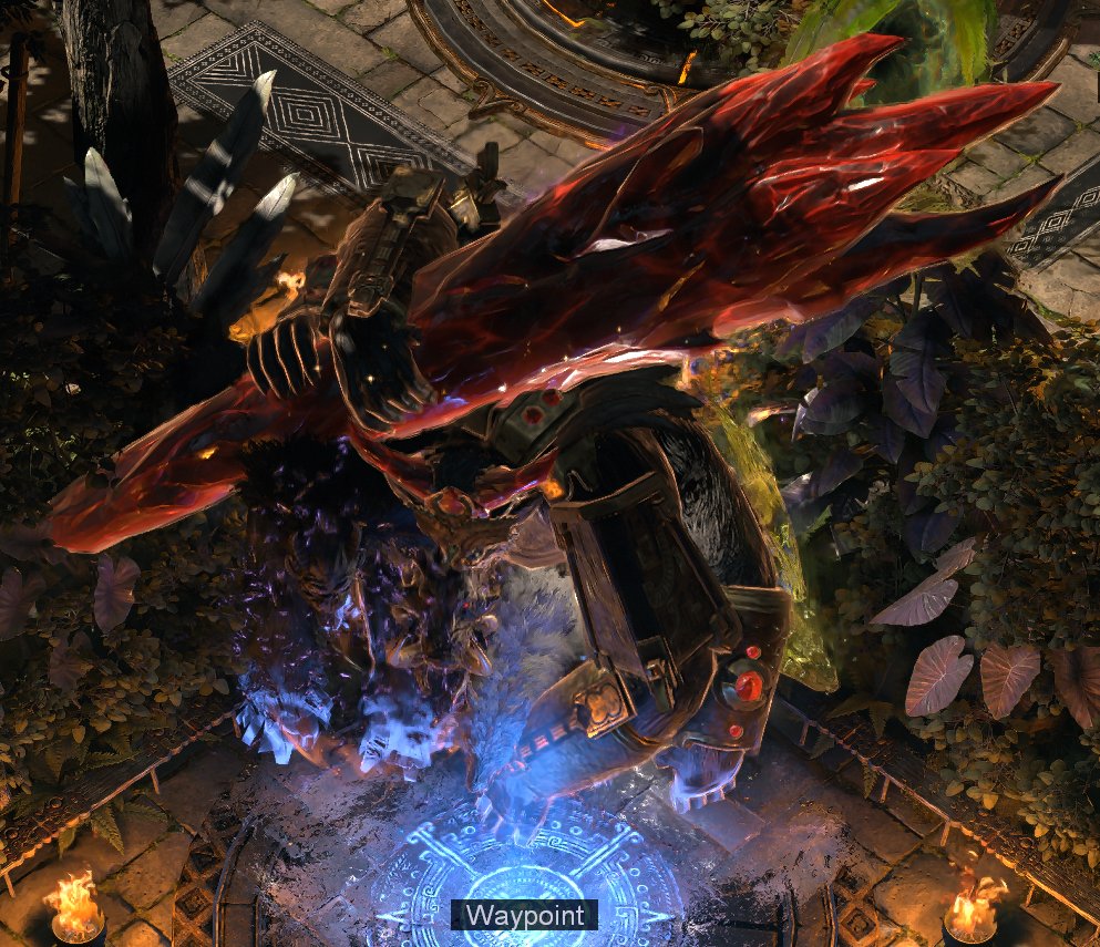 _CuteDog_'s tweet photo. For Spiritwalker Beast builds, this Temple Monkey is 5% less spirit reservation, more armour, same crit %, and looks cooler than Zekoa, the Headcrusher.....

Go replace your monkeys NOW https://t.co/VObqZitK0u