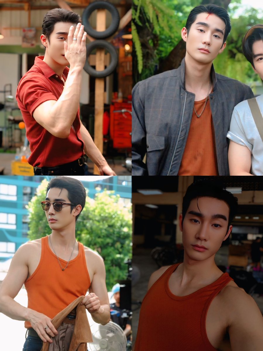 komu_b2's tweet photo. 2499 เวอร์ชั่นอื่นมี แดงไบเล่
แต่หงเสนคลุกฝุ่นมี ส้มไบเล่
เป็นสีประจำตัวพี่เสนไปแล้ว
แต่ว่าไม่ได้ใส่แล้วขึ้นมากหล่อจริงๆ

HONGSEN KLOOKFOON Q5
#LoversAndGangsters
#force_ https://t.co/Gw4UdpUdmT