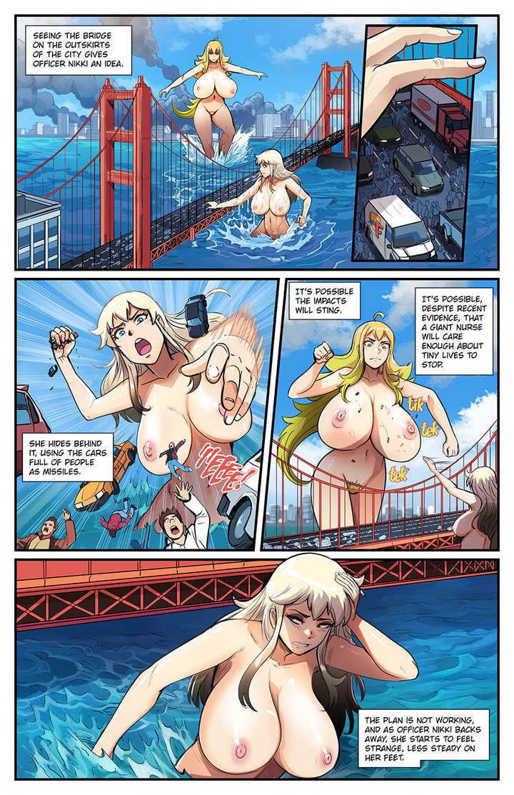 interwebcomics's tweet photo. The army makes a doomed last stand against Nessa and Nikki. Meanwhile, Jo, Symonds, and Sergeant Williams are headed for ground zero with a potential cure for the giganticus virus... but will it work?

https://t.co/EBxH23NX6f

#giantess #growth #destruction #vore #megagiantess https://t.co/jaRExFB0S4