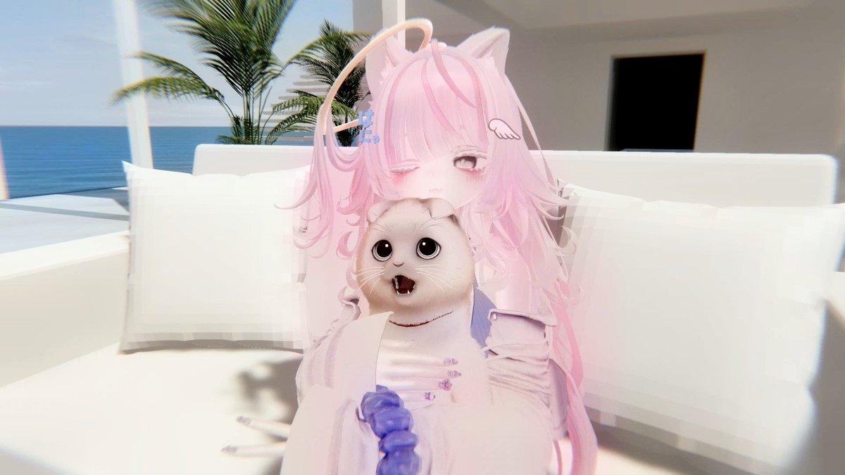 Sh1b41k0's tweet photo. ねこねこねここ！
#VRChat #Milfy3D https://t.co/VUGDAHIeUh