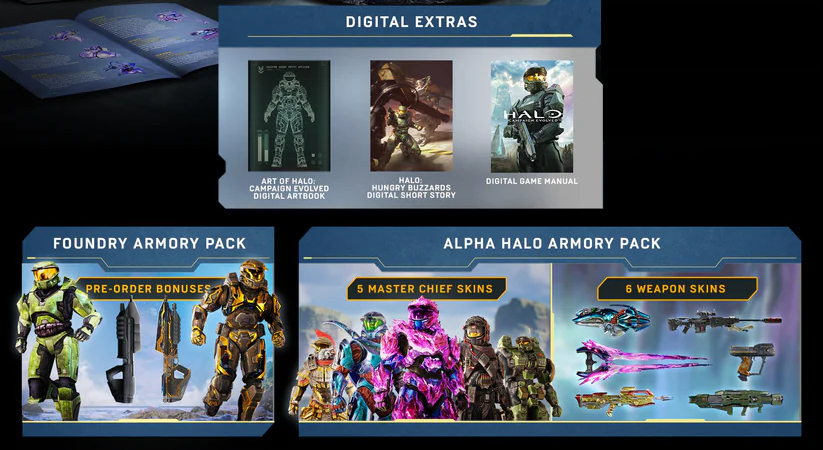 TimeTravelerFox's tweet photo. Hey @Halo @XBOX @asha_shar What about a #Halo Campaign Evolved "Limited Edition" that includes the physical game disc &amp; instruction manual packaged inside of the Steelbook, and all of the DLC contained in the CE. If this was available for say $99.99USD I'd grab a copy instantly! https://t.co/icHOmBjjrf