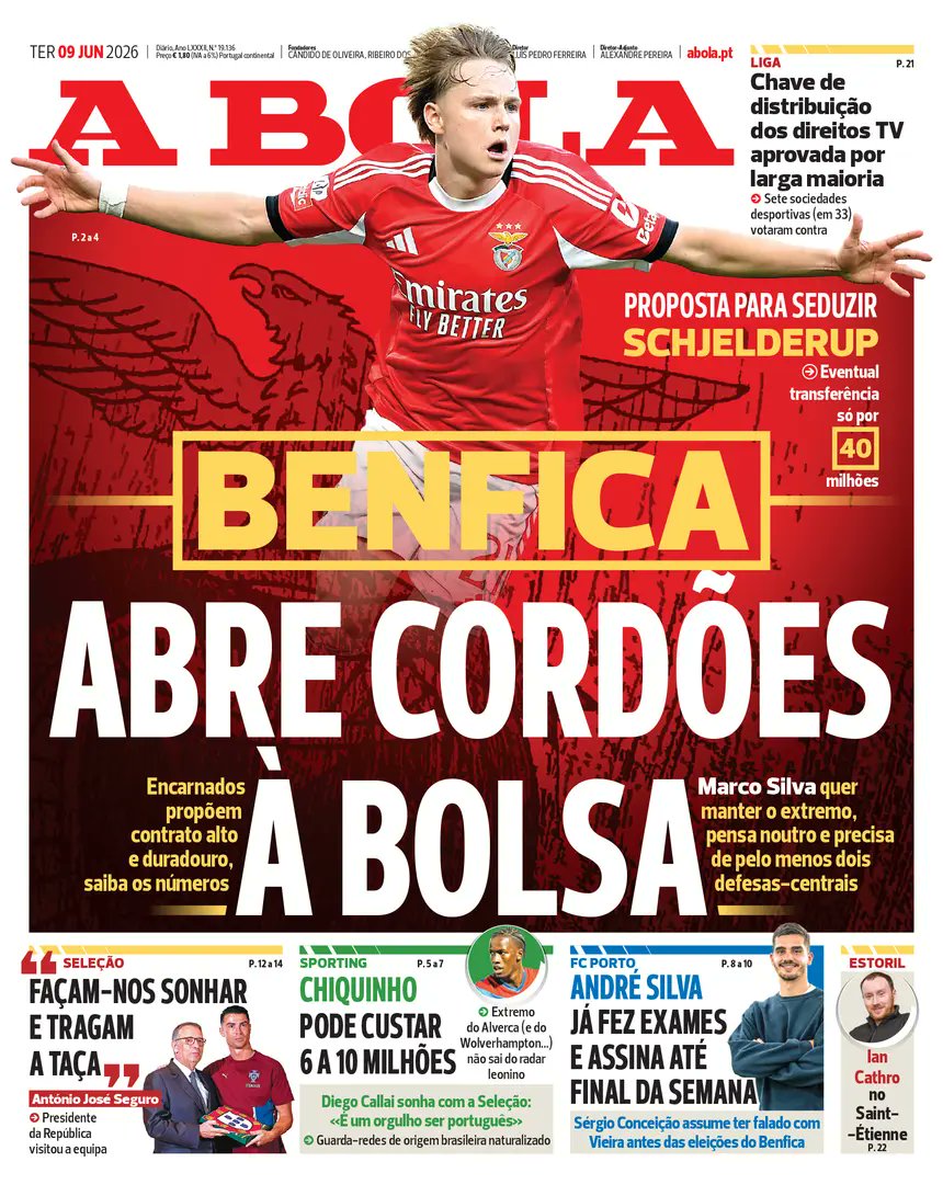 CabineSport's tweet photo. Capas dos jornais desportivos desta terça-feira. https://t.co/Cuiml5RDvm