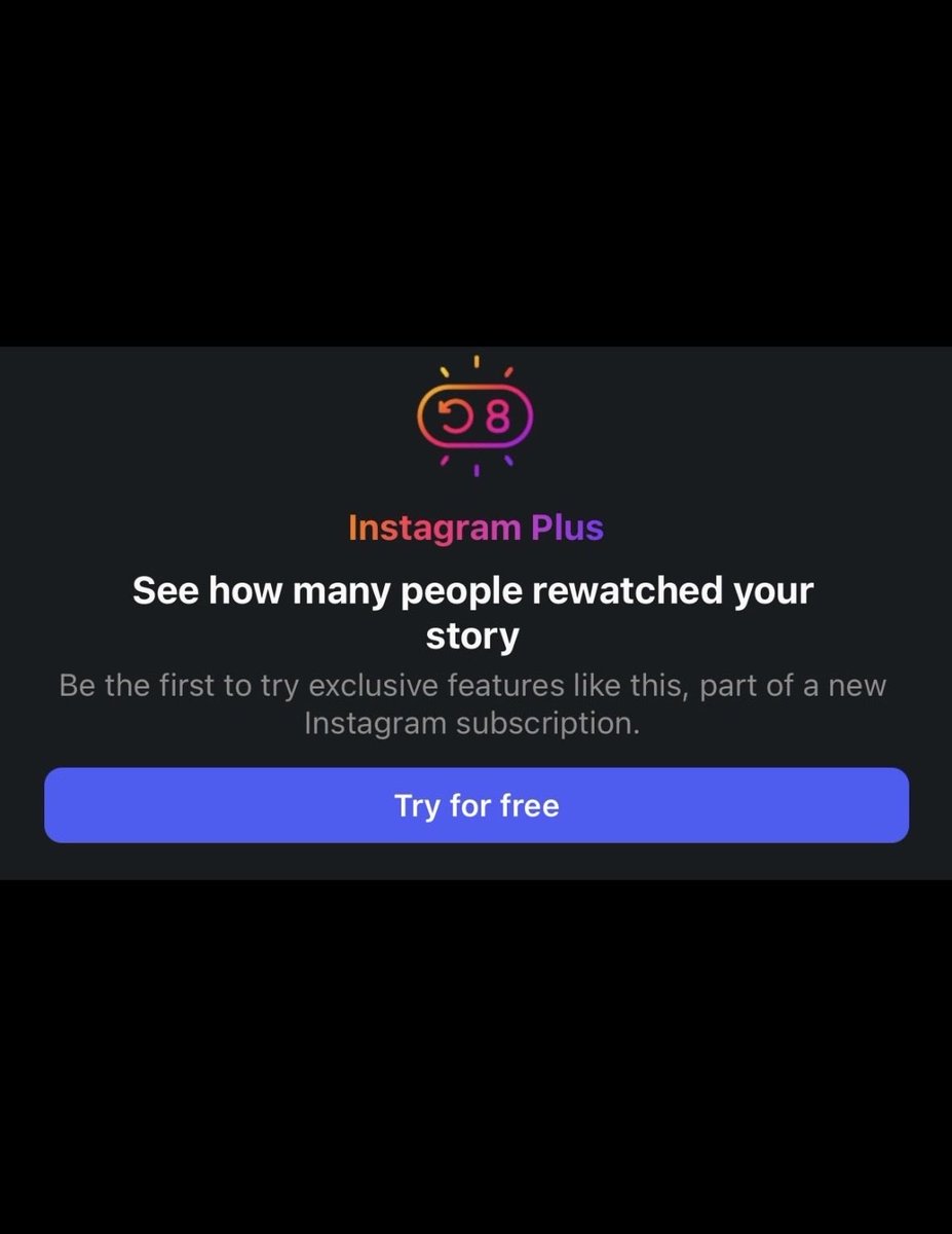 CultureCrave's tweet photo. Instagram adds a paid feature that lets you see how many people rewatched your story 📱 https://t.co/G2X1DzxaWW