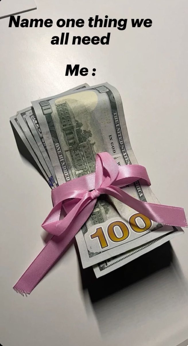 AspiringGyal's tweet photo. What we all need 🥺💅💸 https://t.co/RgQ9Xgevnm