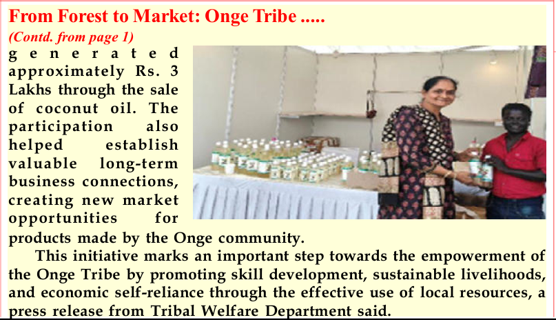 Andaman_Admin's tweet photo. #NewAndamans
#Onge Tribe of #LittleAndaman creates sustainable livelihoods through Van Dhan Vikas Kendra under #PMJANMAN and the Van Dhan Yojana of @TribalAffairsIn Seven #SelfHelpGroups consisting of 56 Onge members are engaged in producing value-added coconut products such as #Copra and #Coconut oil, making use of the abundant coconut resources available in the area.