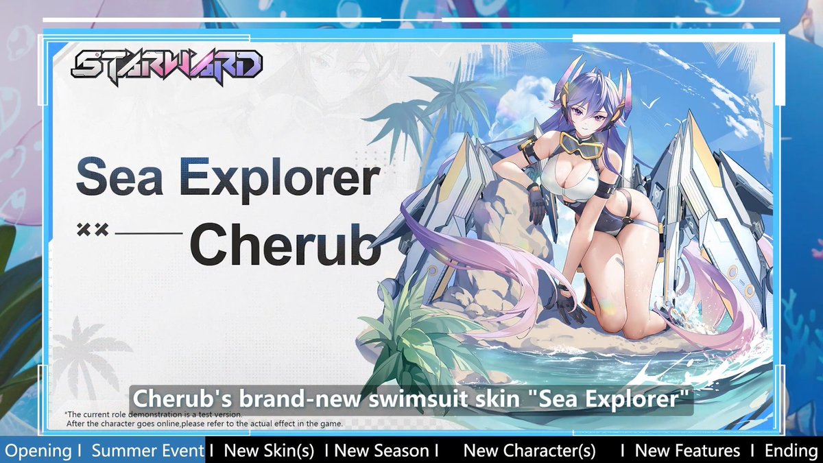 minato_versus's tweet photo. Starward 3.1 Update (1)
- Brand New Summer Event!
- Free Cherub Summer Skin and Paid Lancelot Skin
- Rerun of all previous Summer Skins in the shop
- Kitty S13 Rank Reward Skin
- New Battle Pass character https://t.co/daAngJlQHQ