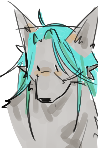 Froombashit's tweet photo. gay dog with blue hair https://t.co/J9Aja2aXq5