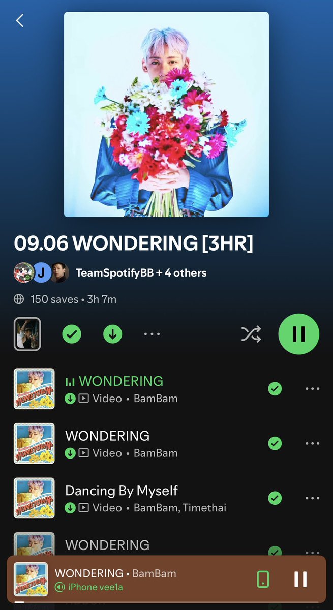ling_vee's tweet photo. กลายเป็นว่าทุกวันนี้ตื่นมาต้องเข้ามาดูก่อนเลยว่าวันนี้มี playlist ใหม่ไหม แล้วทางบ้านก็มีมาให้เกือบทุกวันเลยน่ารักที่สุด อยากให้น้องไปอยู่อันดับสูงๆทุกคนต้องช่วยกันนะคะ ง่ายๆแค่เปิดฟัง PL ที่ทางบ้านทำไว้ให้แค่นี้เราก็สามารถพาน้องขึ้นไปอันดับสูงๆได้แล้ว ช่วยกันค่ะ 💪💪 

🎧https://t.co/nTxDD9EjMJ

#BamBam #BammieStreaming