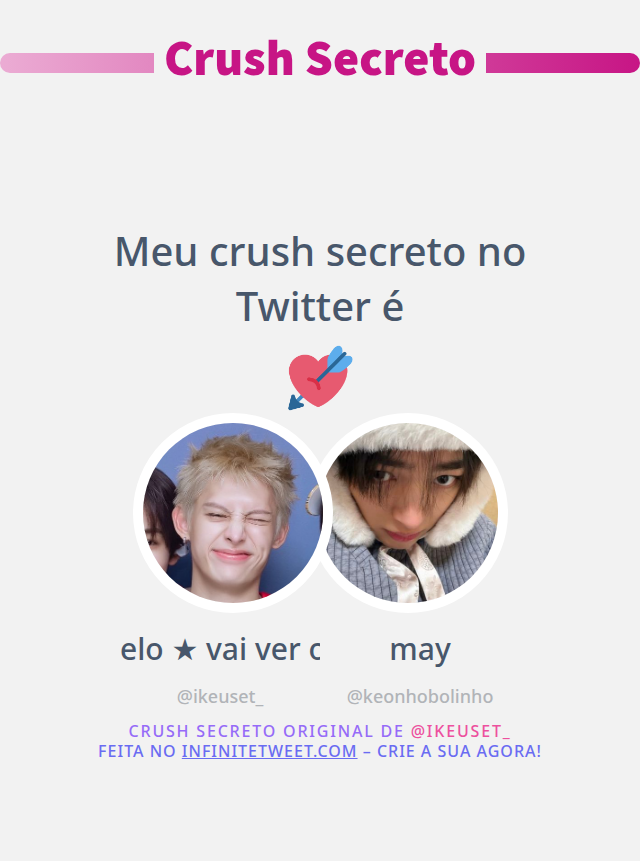 ikeuset_'s tweet photo. Meu crush secreto no Twitter é @keonhobolinho

➡️ https://t.co/juOmjItlWV https://t.co/qBC6KGNu98