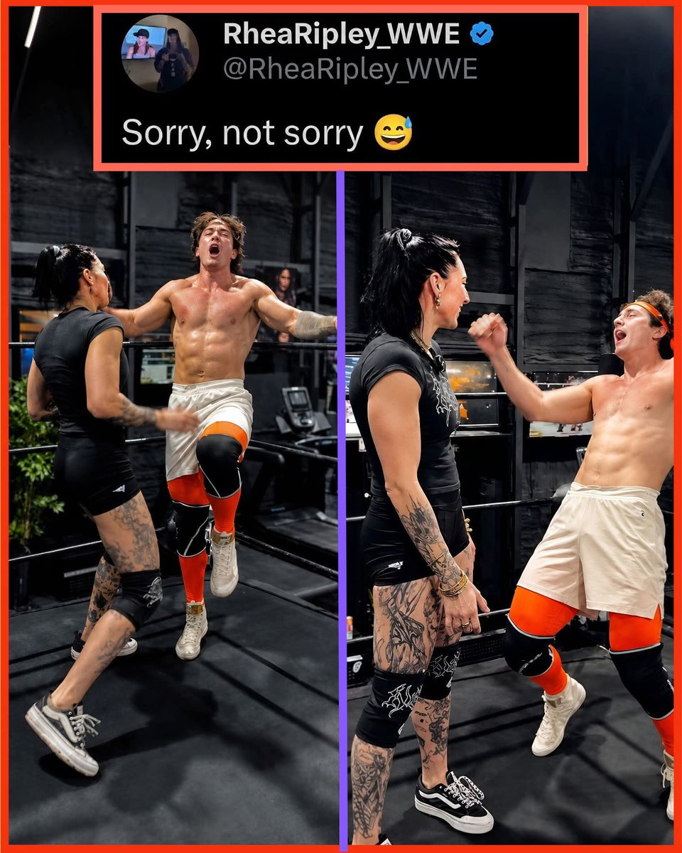 BreakkerGoat's tweet photo. "Rhea Ripley after the internet lost its mind: Sorry, not sorry 😅🔥"

#WWEStats #WWE #WomensDivision #rhearipley https://t.co/cnGpCMJTjT