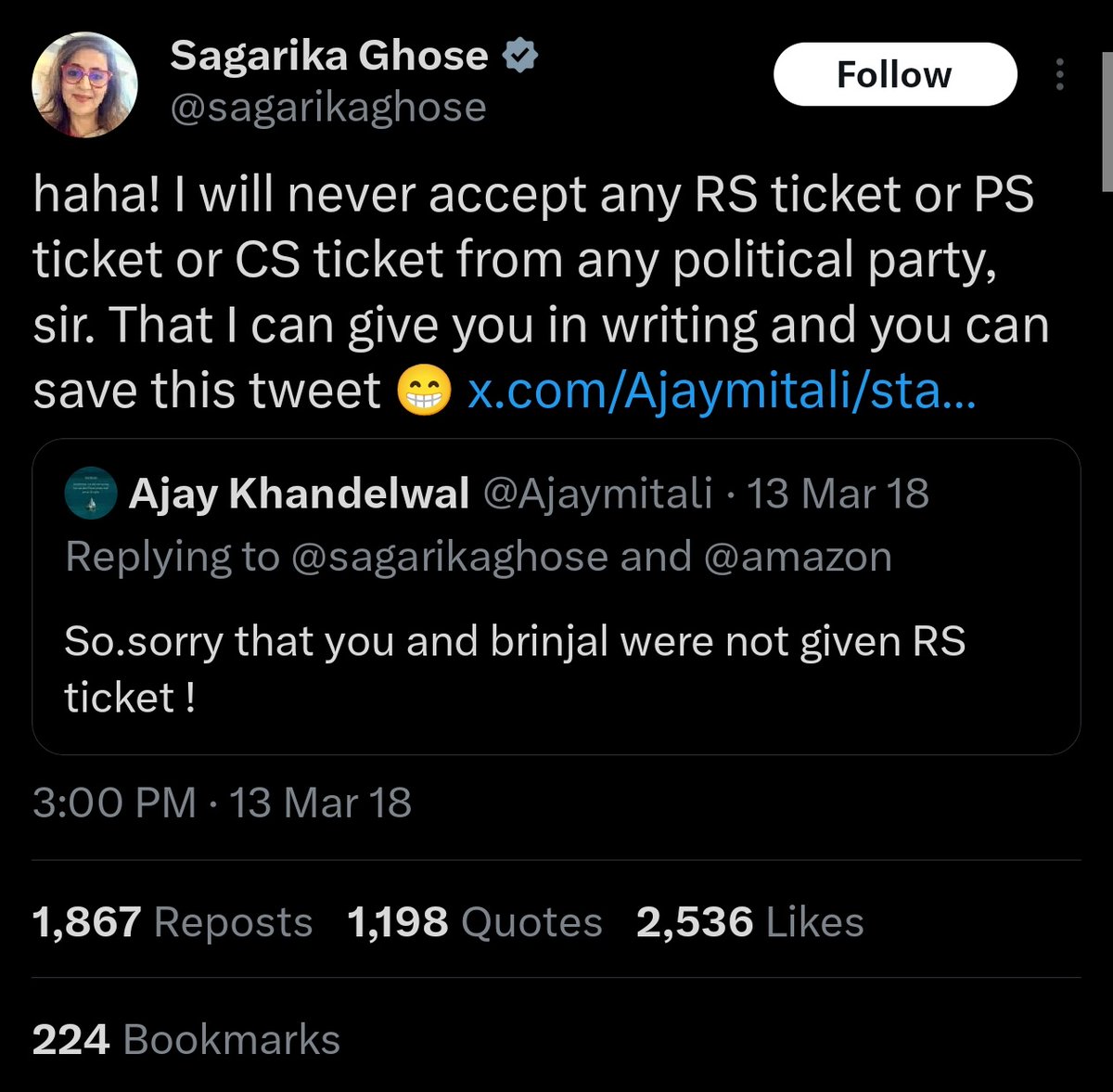 amarphadke's tweet photo. @sagarikaghose @narendramodi @BJP4India 🤣🤣🤣🤣🤣🤣 https://t.co/AGPPLCZqs1