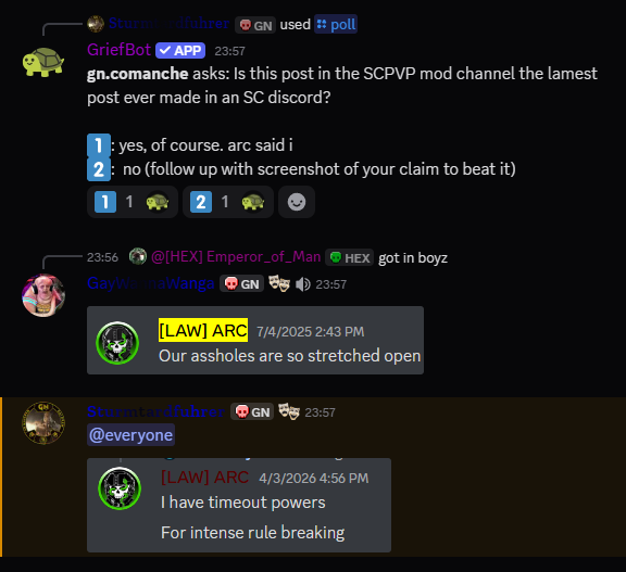 PWS_Comanche's tweet photo. Running a poll in GN discord, feel free to join.

https://t.co/dzJMzjD0DJ https://t.co/zLYph7oHVJ