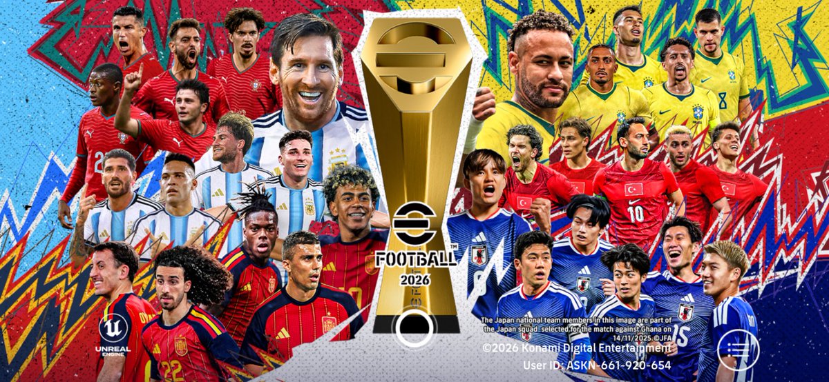 kra7zyMan's tweet photo. Back to Efootball 😘🔥
Best Mobile game ever after FC mobile 👀 https://t.co/gIdmftNEt9