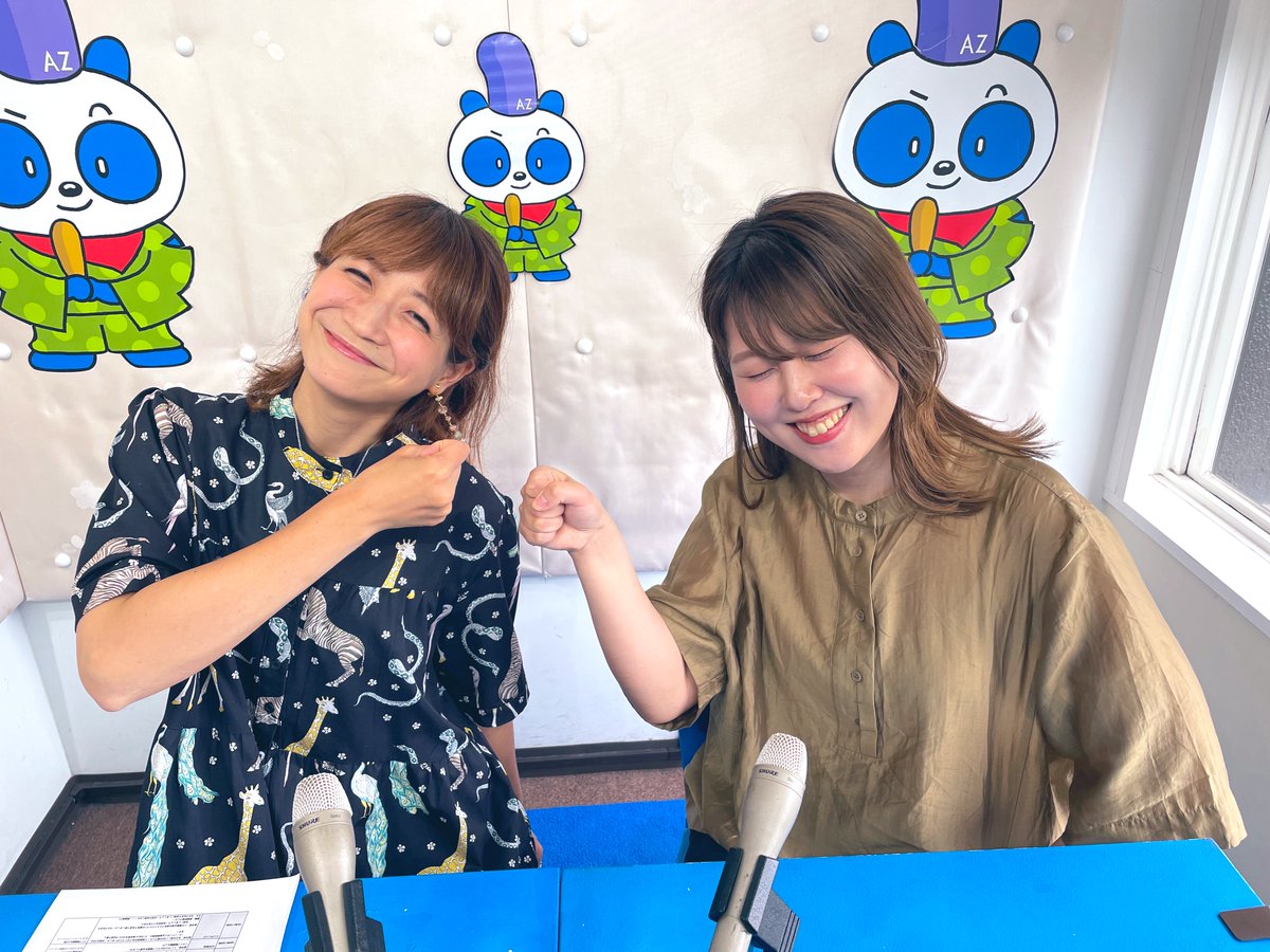 ayakakirin's tweet photo. 鳥越アズーリFM「お昼の一番星」
ご覧くださった皆様
ありがとうございました☺️

メインMC:つりあやめ
サブMC:高尾彩佳
でお送りいたしました٩( ᐛ )و❤️
「あなたのことがもっと知りたいの」のコーナーでは私への質問なんと３０個🤣笑
沢山答えました😂✨笑

そして最後はあやめちゃんと乾杯ポーズ🤣🍻 https://t.co/PCsX6OLfKj