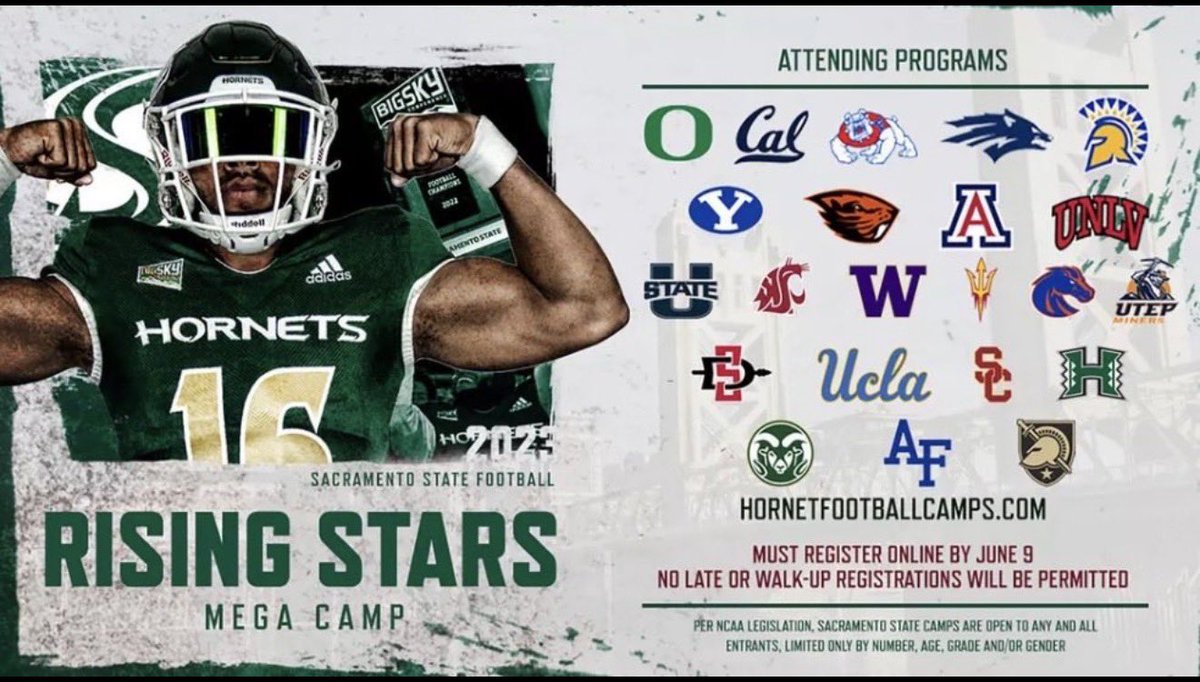 Tyrone_Monroe28's tweet photo. I will be attending the Sacramento state mega camp June 9th‼️Ready to compete💯 https://t.co/Lfpt7y7dFF