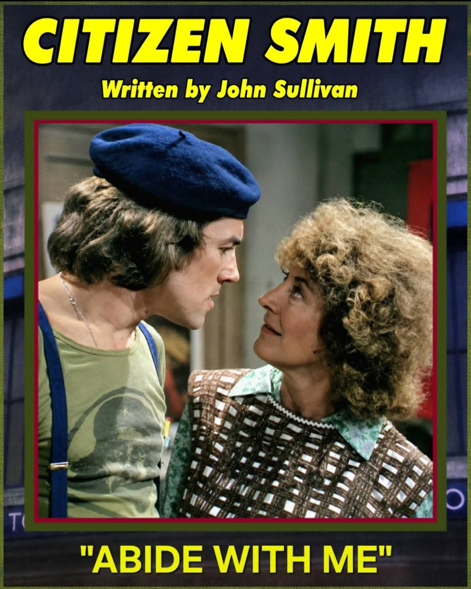 JamesTheWatcher's tweet photo. Now for more CITIZEN SMITH: Abide With Me (Broadcast: 17/11/1977). Wolfie &amp; Ken are evicted for the fourth time in a year... They have a place to go but need a stop-gap for a night so Shirley persuades her parents to let them stay in the flat upstairs. https://t.co/IV7zXiCif3