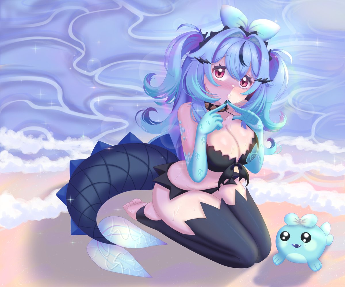 404_artist's tweet photo. Happy Birthday Lazuli!!!!! Thank you for making Lads the happiest, silliest creatures in the sea!!  #LAZULIDAY2026 #paintfins https://t.co/nm05NW2Qow