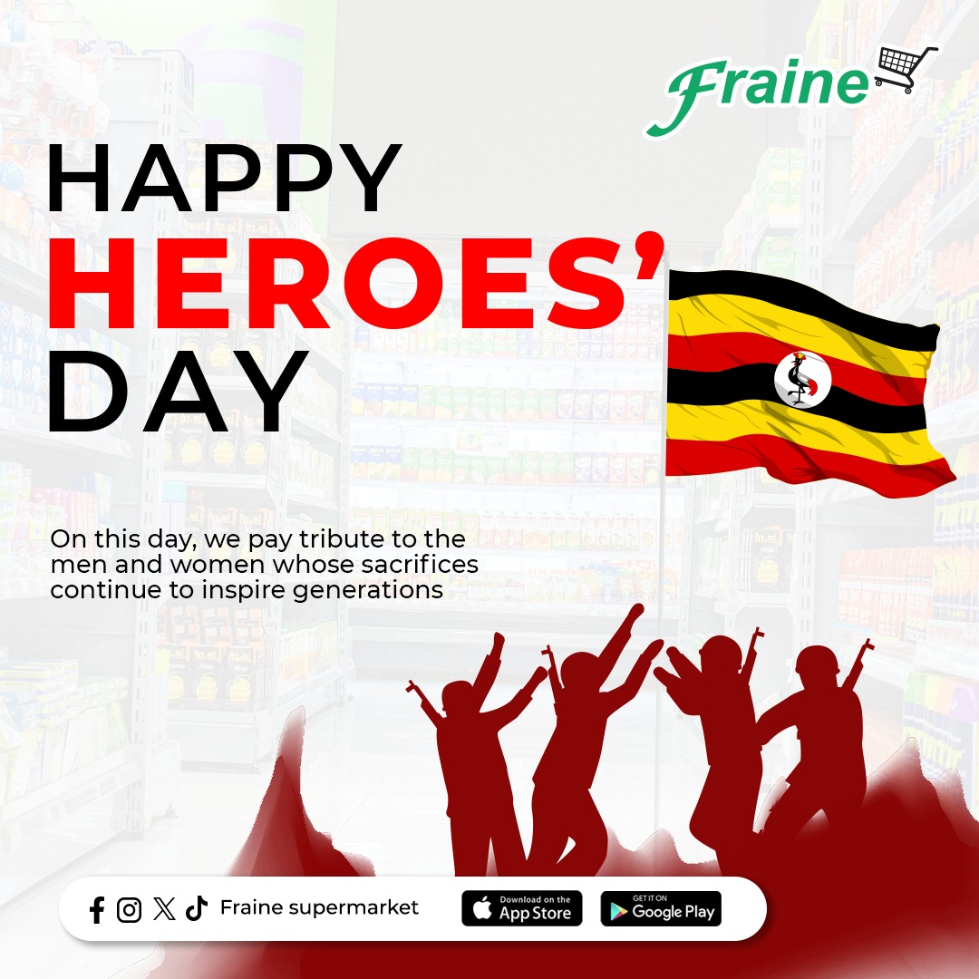 FraineSupermar1's tweet photo. Happy Heroes Day 🇺🇬 https://t.co/7por46yJ49
