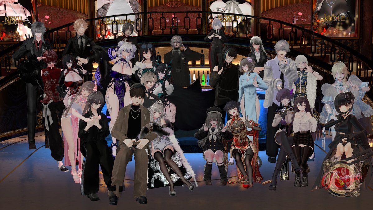 VRC_Rouge's tweet photo. 🐉✨チャイナ営業 初回Day ご来店ありがとうございました！✨🐉

普段とは違う雰囲気の店内と、チャイナ衣装のキャストたちはいかがでしたでしょうか？🥂
感想ポストやお写真もぜひお待ちしております📸✨

そして――

📢 明日がチャイナ営業ラストDayです！

まだ来れていない方も、もう一度楽しみたい方も、ぜひ最後のチャイナRougeへお越しください🐉❤️

キャスト・スタッフ一同、皆様のご来店を心よりお待ちしております！

#VRC_Rouge #VRCイベント