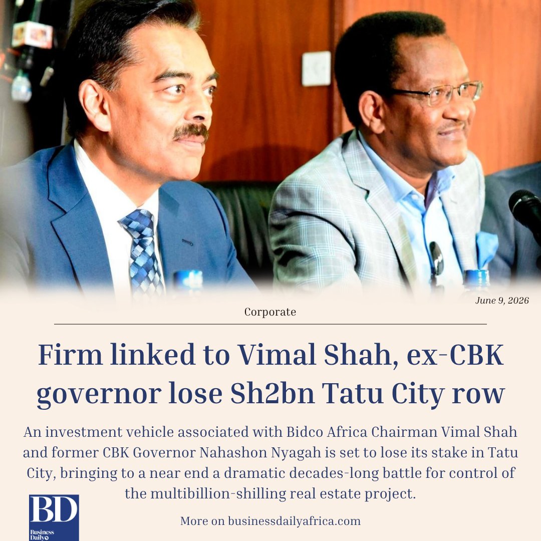 BD_Africa's tweet photo. For nearly two decades, Tatu City’s foreign majority shareholders and Kenyan minority shareholders have been locked in protracted court battles, triggering delays in a row that moved to the London Court of International Arbitration.

More on: https://t.co/9R7zRhyY4A https://t.co/oHJJ3mQ6DK