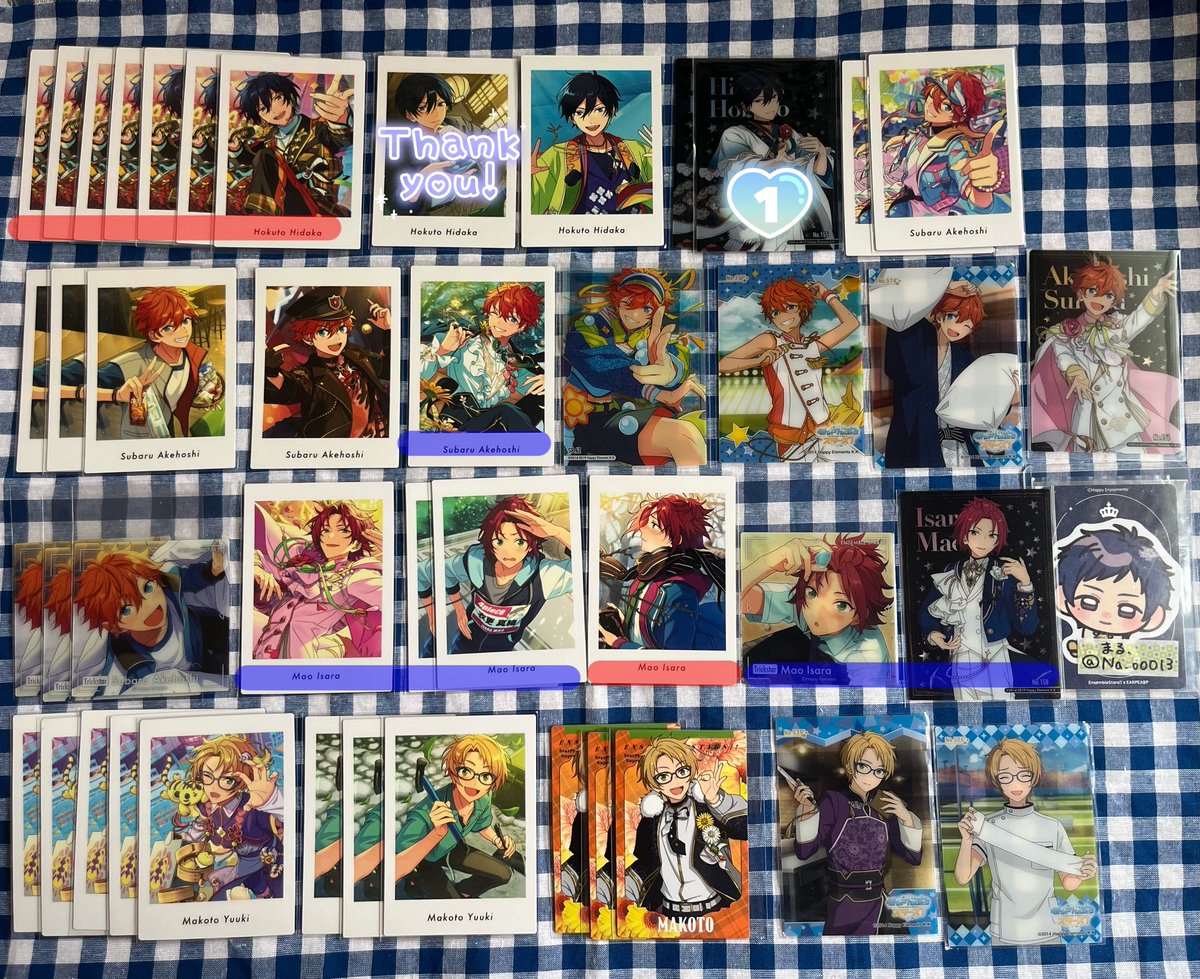 Na_o0O13's tweet photo. @y
【交換】あんスタ ぱしゃっつ 10周年 特典

譲 画像参照

求 10周年弓弦
  >リプ欄優先絵柄or(友人分:司.泉.レオ.ユメ.望.チトセ＞夏目)

現在の残数はこちらになります！(画像1~5)
引用元に反応ください！ https://t.co/lUJ8jDFFCY