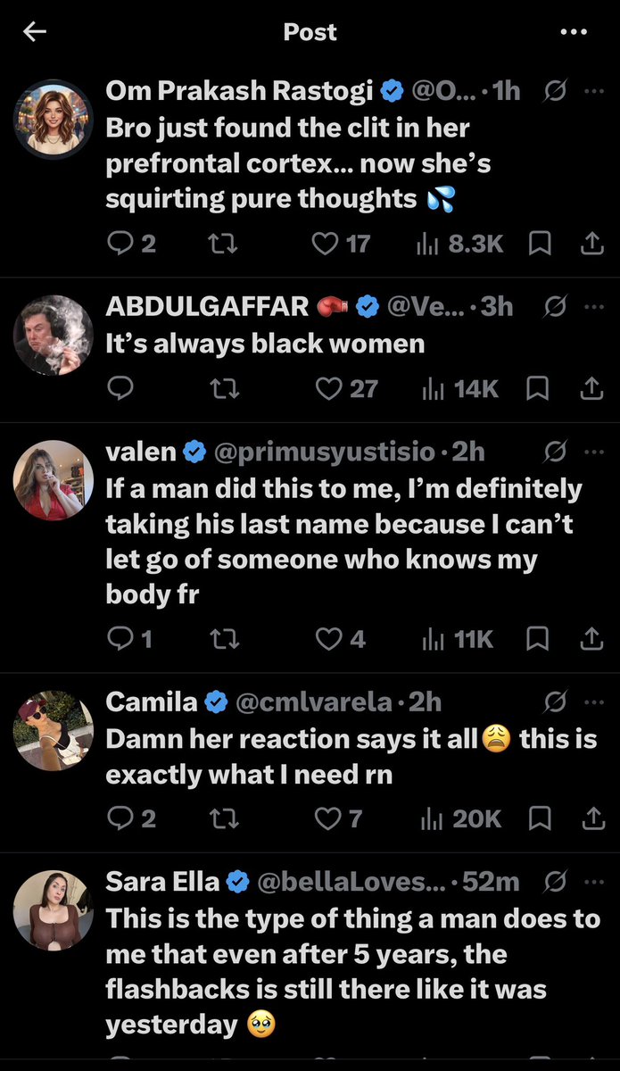 TMardius's tweet photo. @Vennylion @ecstatichypno6 Sounds stupid fam, all these ladies in the comments are black too? 🤣🤣👇🏼👇🏼 https://t.co/LZtuS7MDmF