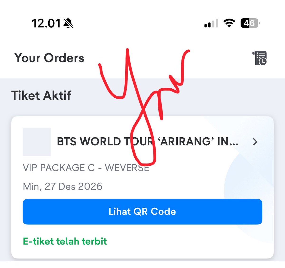 arasearss's tweet photo. secured menit 1 sumpahhh gemeter sebadan badan 😭😭😭 ya allah terima kasih ya allah😭 https://t.co/yxL02CDl8z
