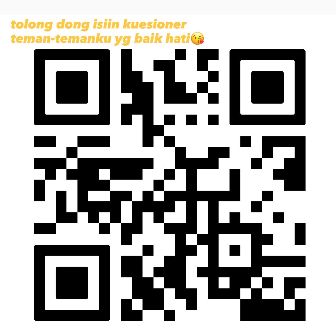 sapaajab0leh's tweet photo. tolooonggg bgt isin kuesioner, barter juga boleehh https://t.co/RyHZ4FKm8Y