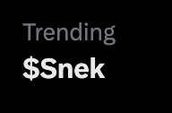 JJCrypticCorner's tweet photo. $SNEK is inevitable https://t.co/W3GTFDfwZ3