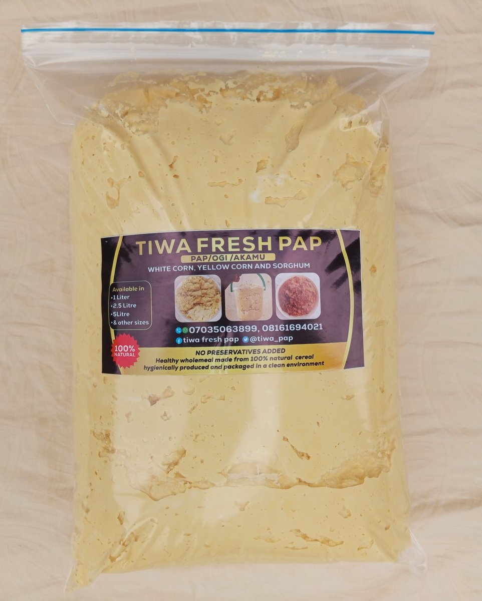 QUBRAH11's tweet photo. 🚨 STOP SCROLLING🚨
Meet the #TiwaPapExtra Combo 🤤
The breakfast combo that never disappoints 😇

❤️ 5 Litres bucket of Creamy Pap
❤️ 4 Pcs of Hollandia Evap Milk( 120g) 
❤️ 250g Sugar
Everything you need for a delicious and satisfying breakfast 😋

💰 Only ₦13,000

📍 Ibadan 🚚
 Nationwide Delivery Available

 Order yours today and enjoy every sip of goodness 💛
