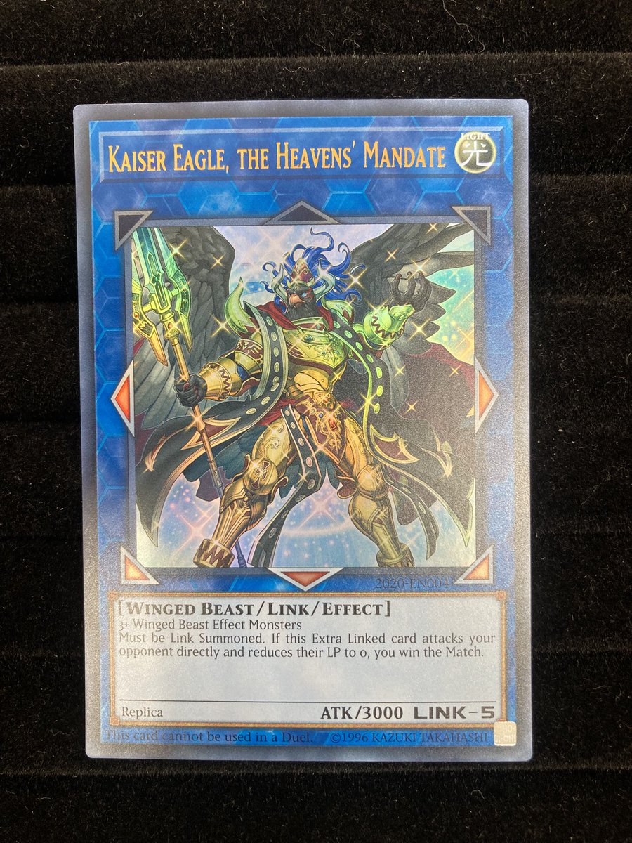 特価 KAISER EAGLE THE HEAVENS' MANDATE 未開封 遊戯王】 「KAISER EAGLE, THE HEAVENS'MANDATE ｣を買取させていただき