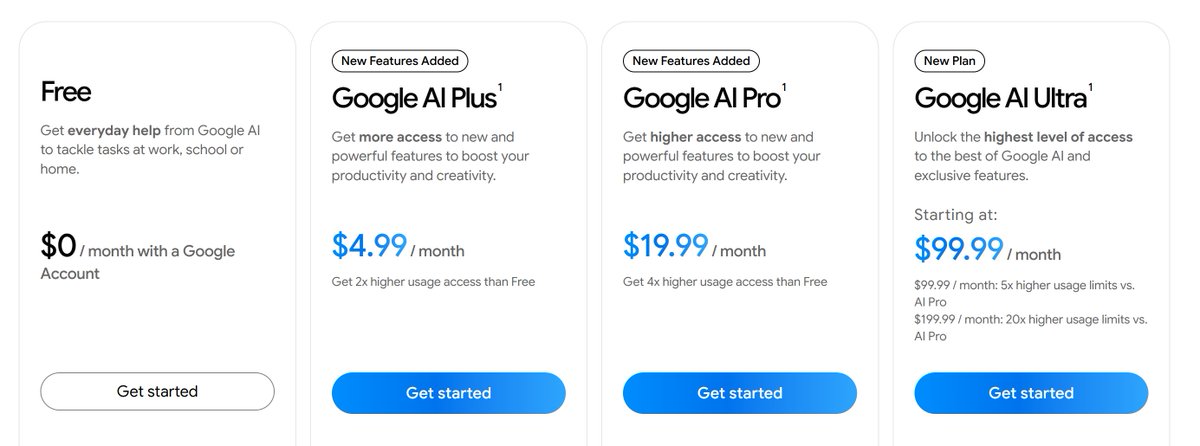 the_yellow_fall's tweet photo. Discover the new Google AI Plus subscription price drop to $4.99. Learn about the double 400GB cloud storage upgrade and new Gemini features.
#GoogleAIPlus #GeminiAI #GoogleOne #CloudStorage #TechNews #Productivity #AIPlus
https://t.co/nYcDbGBlGw https://t.co/plzOEjwCum