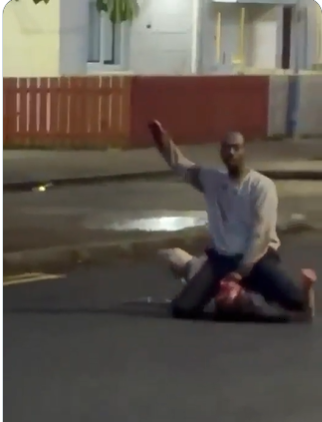 daveatherton's tweet photo. The graphic video is attached below. A man in Kinnaird Avenue, Nth Belfast used a Stanley Knife to try &amp; behead another man. 

Only the intervention of locals, one with a Hurley, similar to a hockey stick stopped a murder. The man is in hospital with life threatening injuries. https://t.co/heB68TYvMP